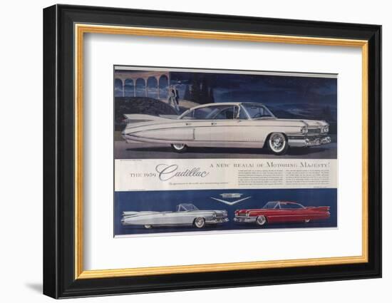 Single Glance Tells You, These are the Newest and Most Magnificent Cadillac Cars Ever Created-null-Framed Photographic Print