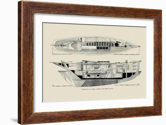 Single-Hand Yawl Cabin and Deck-Charles P. Kunhardt-Framed Art Print