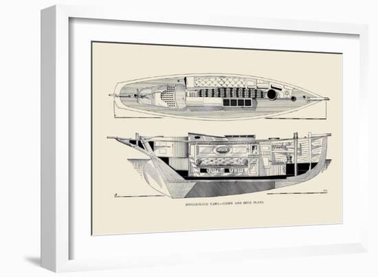 Single-Hand Yawl Cabin and Deck-Charles P. Kunhardt-Framed Art Print