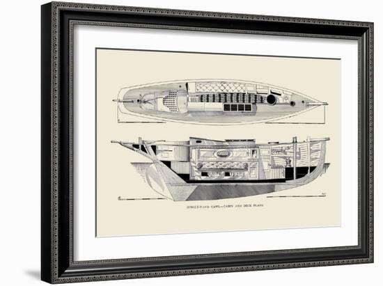 Single-Hand Yawl Cabin and Deck-Charles P. Kunhardt-Framed Art Print