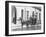 Single-Horsed Carriage (B/W Photo)-English Photographer-Framed Giclee Print