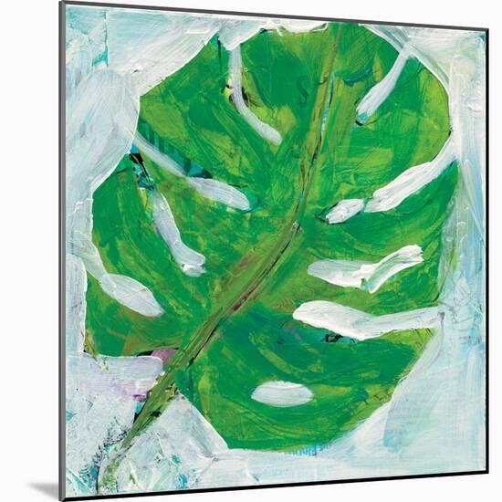 Single Leaf Play-Kellie Day-Mounted Art Print