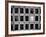 Single Lighted Window in Skyscraper-null-Framed Photographic Print