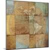 Single Map-Elizabeth Medley-Mounted Art Print