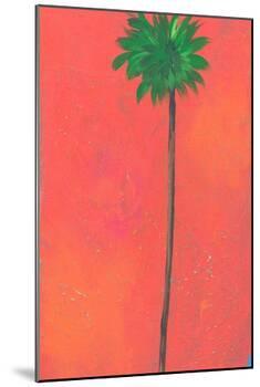 Single Palm Looking for Love-Jan Weiss-Mounted Art Print