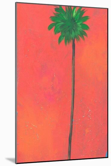 Single Palm Looking for Love-Jan Weiss-Mounted Art Print