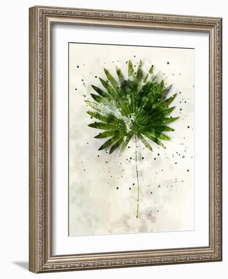 Single Palm-Chamira Young-Framed Art Print