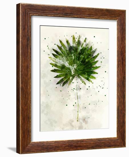 Single Palm-Chamira Young-Framed Art Print