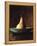 Single Pear in Bowl-David Jay Zimmerman-Framed Premier Image Canvas