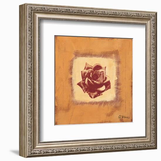 Single Rose-Anna Flores-Framed Art Print