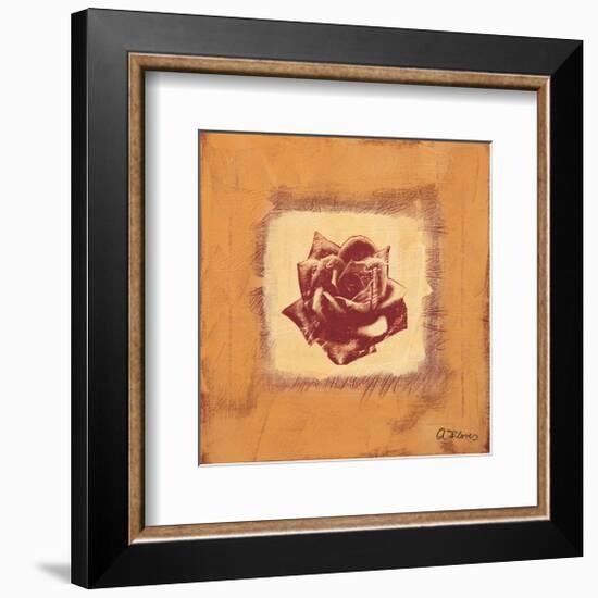 Single Rose-Anna Flores-Framed Art Print