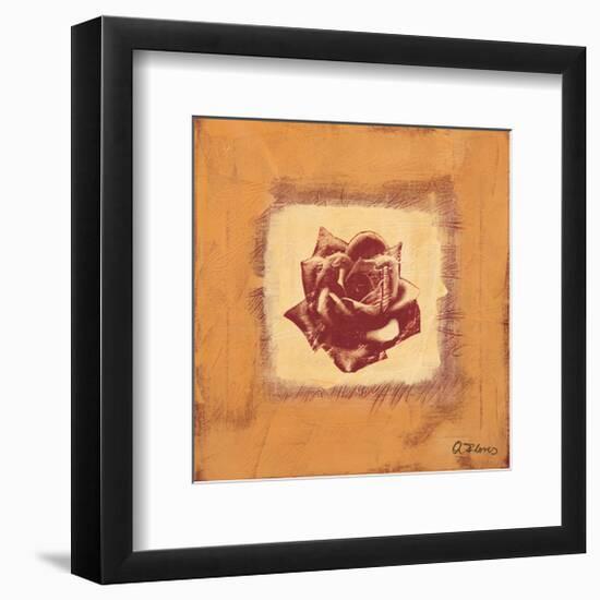 Single Rose-Anna Flores-Framed Art Print