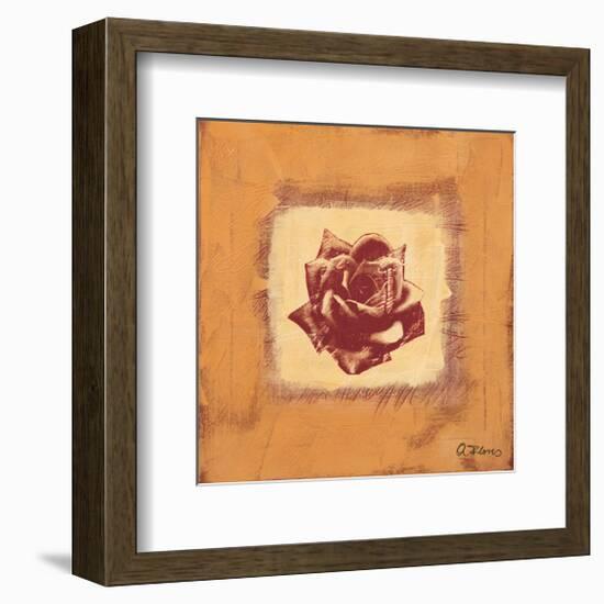 Single Rose-Anna Flores-Framed Art Print