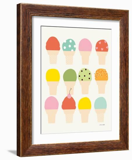 Single Scoops-Ann Kelle-Framed Art Print