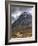 Single Small Cottage and Buachaille Etive Mor, Rannoch Moor, Glencoe, Highland Region, Scotland-Chris Hepburn-Framed Photographic Print