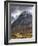 Single Small Cottage and Buachaille Etive Mor, Rannoch Moor, Glencoe, Highland Region, Scotland-Chris Hepburn-Framed Photographic Print