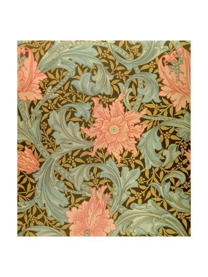 Single Stem Wallpaper Design Giclee Print By William Morris Art Single Stem Wallpaper Design Giclee Print By William Morris Art