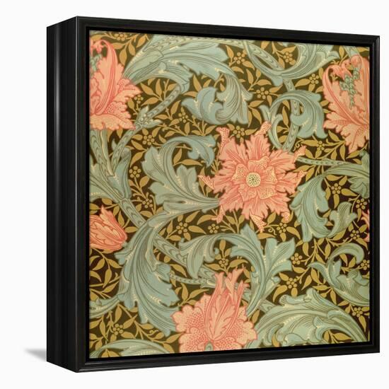 "Single Stem" Wallpaper Design-William Morris-Framed Premier Image Canvas