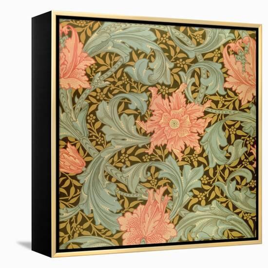 "Single Stem" Wallpaper Design-William Morris-Framed Premier Image Canvas