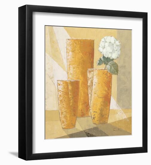 Single White Chysanthemum-Karsten Kirchner-Framed Art Print