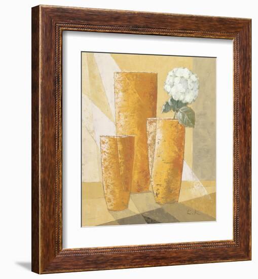 Single White Chysanthemum-Karsten Kirchner-Framed Art Print