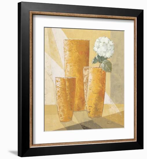 Single White Chysanthemum-Karsten Kirchner-Framed Art Print