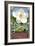 Single White Magnolia - Savannah, Georgia-Lantern Press-Framed Art Print