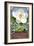 Single White Magnolia - Savannah, Georgia-Lantern Press-Framed Art Print