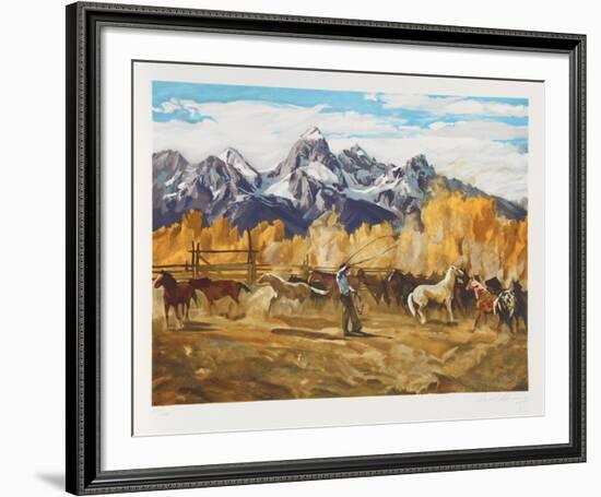 Singlin' Out-Conrad Schwiering-Framed Limited Edition