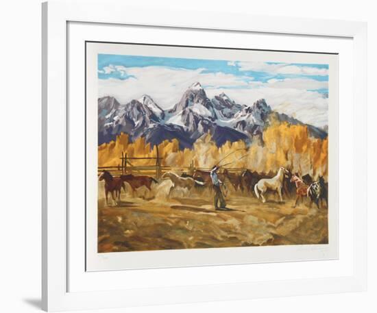 Singlin' Out-Conrad Schwiering-Framed Limited Edition