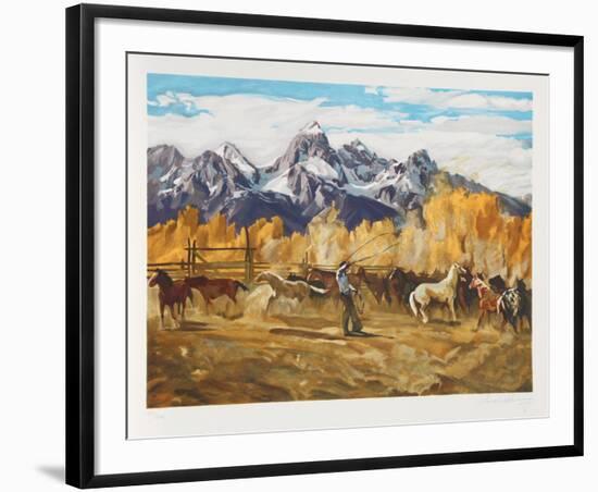 Singlin' Out-Conrad Schwiering-Framed Limited Edition