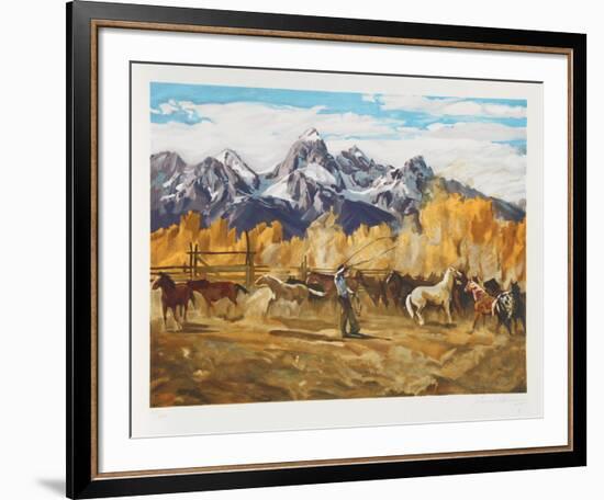 Singlin' Out-Conrad Schwiering-Framed Limited Edition