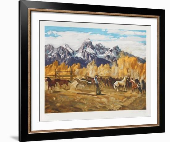 Singlin' Out-Conrad Schwiering-Framed Limited Edition