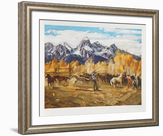 Singlin' Out-Conrad Schwiering-Framed Limited Edition