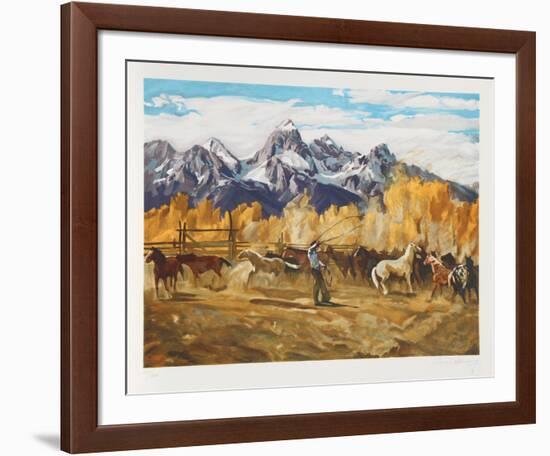 Singlin' Out-Conrad Schwiering-Framed Limited Edition