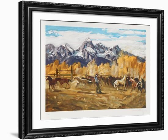 Singlin' Out-Conrad Schwiering-Framed Limited Edition