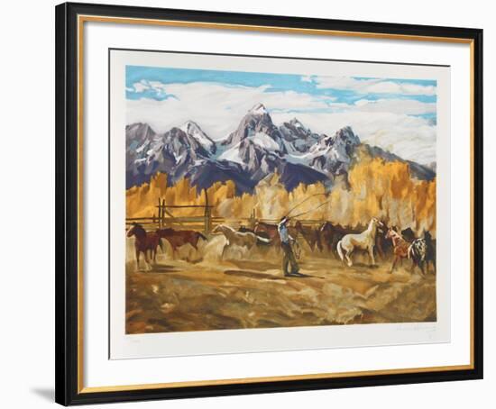 Singlin' Out-Conrad Schwiering-Framed Limited Edition