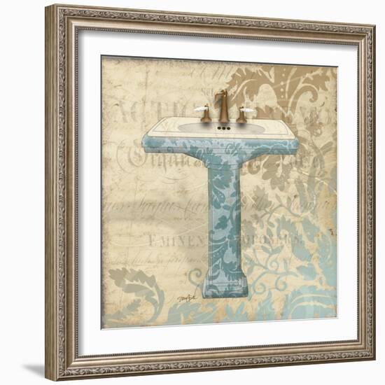 Sink Damask 1-Diane Stimson-Framed Art Print