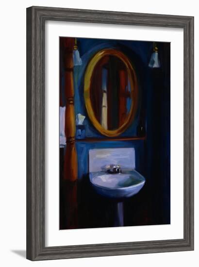 Sink in Blue-Pam Ingalls-Framed Giclee Print