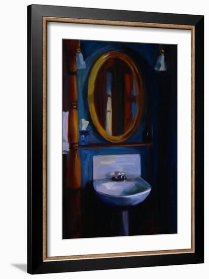 Sink in Blue-Pam Ingalls-Framed Giclee Print