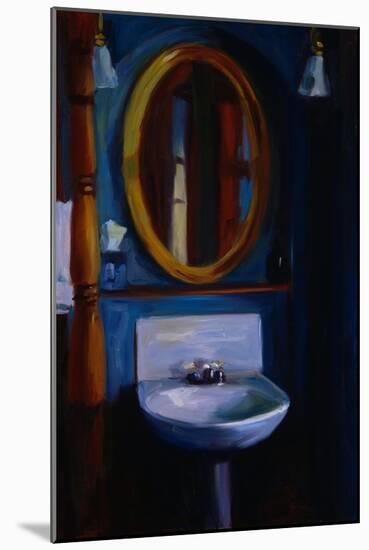 Sink in Blue-Pam Ingalls-Mounted Giclee Print