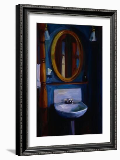 Sink in Blue-Pam Ingalls-Framed Giclee Print