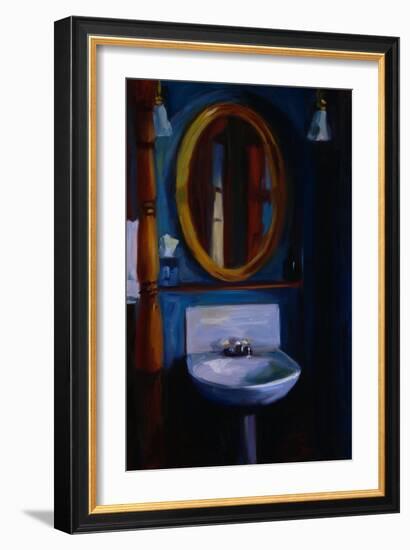 Sink in Blue-Pam Ingalls-Framed Giclee Print