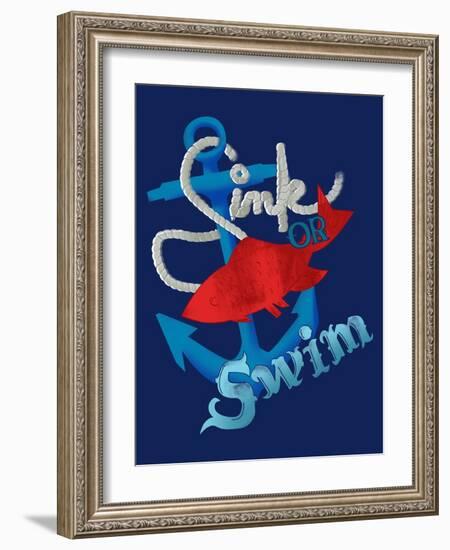 Sink Or Swim-null-Framed Giclee Print