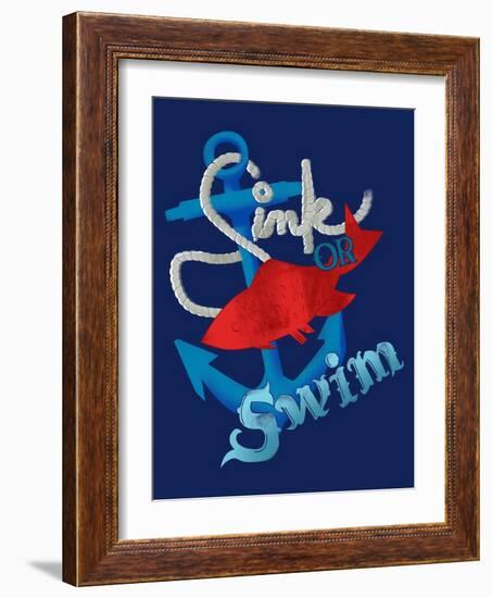 Sink Or Swim-null-Framed Giclee Print