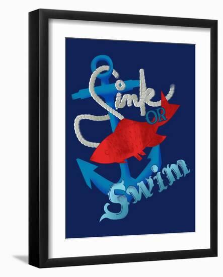 Sink Or Swim-null-Framed Giclee Print