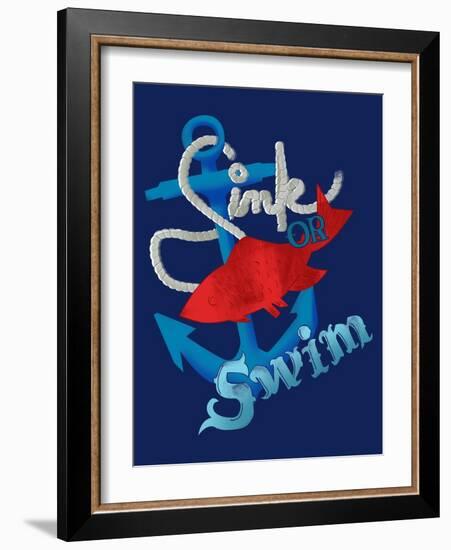 Sink Or Swim-null-Framed Giclee Print