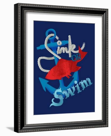 Sink Or Swim-null-Framed Giclee Print