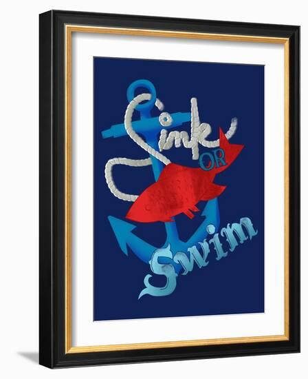 Sink Or Swim-null-Framed Giclee Print