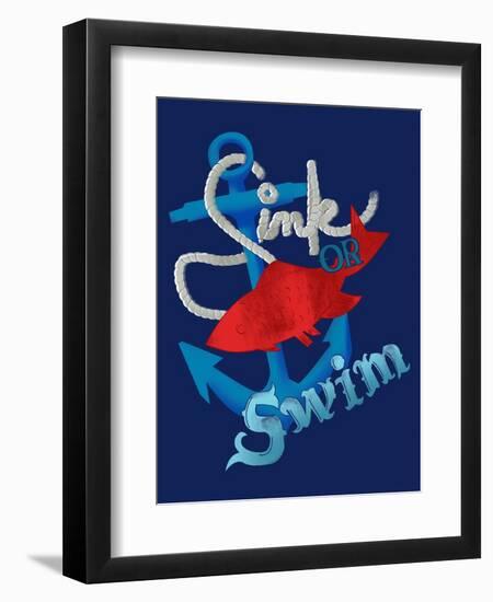 Sink Or Swim-null-Framed Giclee Print